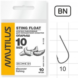 Крючок Nautilus Float Опарыш 1122BN  №10