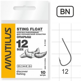 Крючок Nautilus Float Опарыш 1122BN  №12