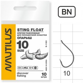 Крючок Nautilus Float Опарыш 1123BN  №10
