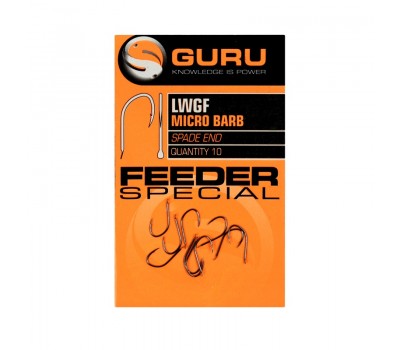Крючок GURU LWGF Feeder Special Barbed №12 с микробородкой