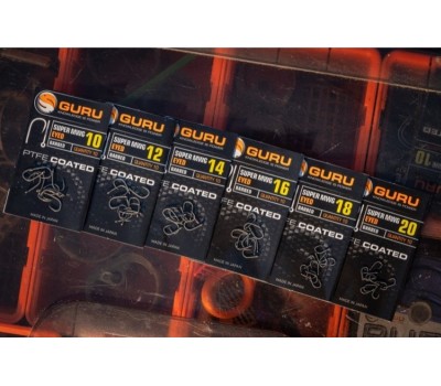 Крючок GURU Super MWG Eyed №14 с бородкой