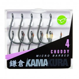 Крючок KORDA Kamakura Choddy №4 с бородкой 10шт
