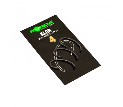 Крючок KORDA Klor №4 с микробородкой 10шт