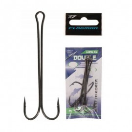 FLAGMAN Крючок двойной Double Hook Long SS №6 5шт