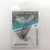 Двойной крючок STEALER DOUBLE HOOK №4 (black nickel) (4 шт.)