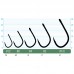 OWNER Крючок Carp Iseama X w/eye BC №12 14шт