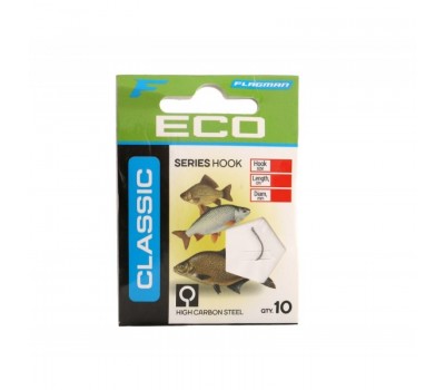 Поводок готовый FLAGMAN Classic Hooks To Nylon 1 №12 10шт
