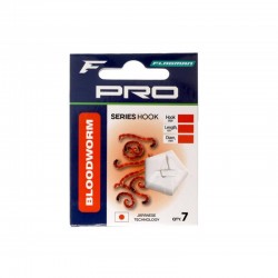 Поводок готовый FLAGMAN Pro Bloodworm Hooks №14 7шт