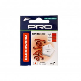 Поводок готовый FLAGMAN Pro Bloodworm Hooks №14 7шт