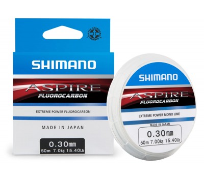 Леска флуокарбон Shimano ASPIRE FLUOCARBON 50m. 0.12mm