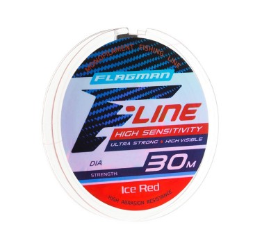 Леска Flagman F-Line Ice Red 30м 0,08мм