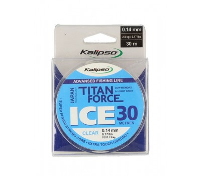 Леска Kalipso Titan Force Ice CL 30м 0.12мм