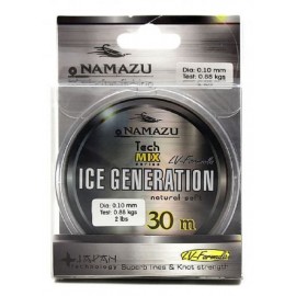 Леска Namazu Ice Generation L-30 м d-0,08 мм test-0,44 кг прозрачная