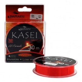 Леска Namazu Kasei L-30 м d-0,08 мм test 0,44 кг красный
