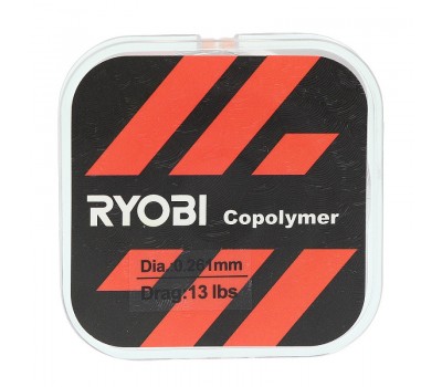 Леска Ryobi Copolymer 50м №0.6 0.128мм флюор.покр.