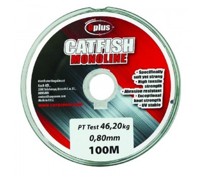 Catfish Monoline (green), 0,80mm, 46,20kg, 100m (Леска на сома)