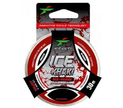 Леска Intech Ice Khaki 30m red-brown 0.165mm/2.3kg