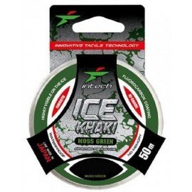 Леска Intech Ice Khaki 50m moss green 0.165mm/2.3kg