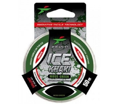 Леска Intech Ice Khaki 50m moss green 0.204mm/3.6kg