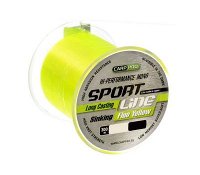 CARP PRO Леска Sport Line Fluo Yellow 300м 0,335мм