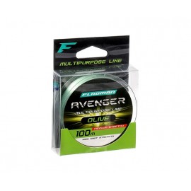 FLAGMAN Леска Avenger Olive Line 100м 0,28мм 7,7кг/17lb