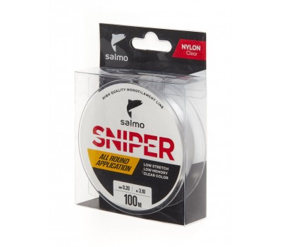 Леска моно. Salmo Sniper Clear 100/020