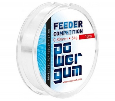 Feeder Power Gum  0,60mm 10m  Фидерная амортизирующая резина - прозрачная