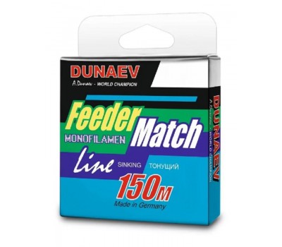 Леска Dunaev Feeder-Match Sinking Black 0.25мм 150м