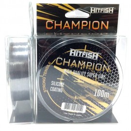 Леска HITFISH CHAMPION 100m (0.203 mm 4,92 kg) Ца. Стальной