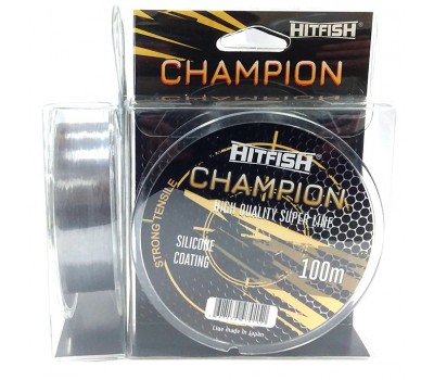 Леска HITFISH CHAMPION 100m (0.234 mm 5,88 kg) Ца. Стальной