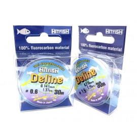 Флюорокарбоновая леска HITFISH DELINE #0.8 0.162mm 1.80kg...