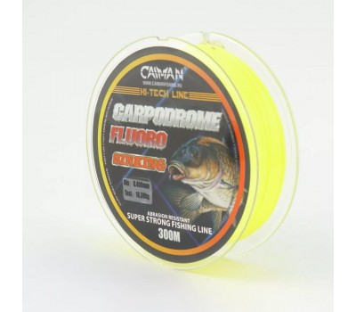 Леска Caiman Carpodrome Fluoro yellow 300м 0,300мм 205017