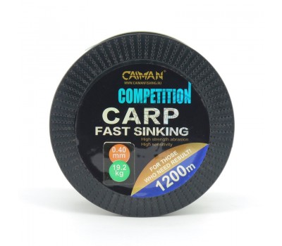 Леска Caiman Competition Carp 1200м черная 0,35мм
