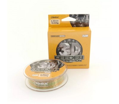 Леска Caiman Competition Feeder 3D 150м 0,30мм
