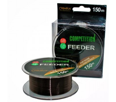 Леска Caiman Competition Feeder Sinking 150м 0,30мм Коричневая