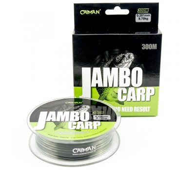 Леска Caiman Jambo 300м 0,281мм салатово-черная