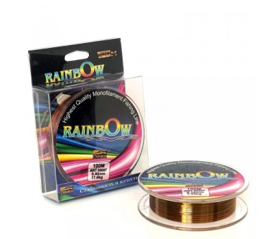 Леска Caiman Rainbow 100м 0.28мм цветная 175018