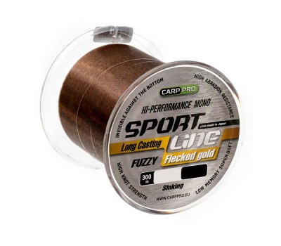 CARP PRO Леска Sport Line Flecked Gold 300м 0,310мм