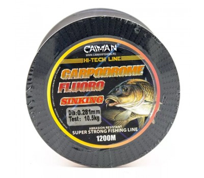 Леска Caiman Carpodrome Fluoro orange 1200м 0,281 мм 205409