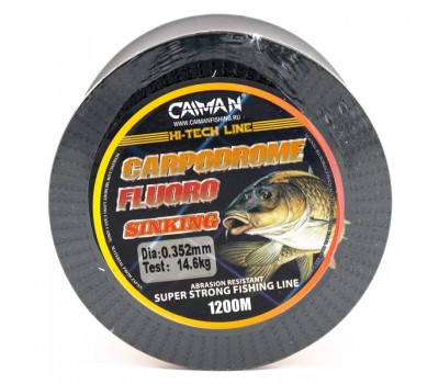 Леска Caiman Carpodrome Fluoro orange 1200м 0,352 мм 205412