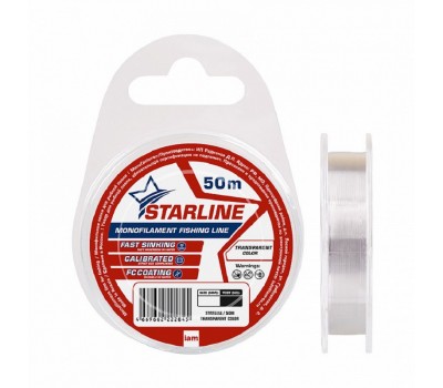 Монофильная леска STARLINE  50m (transparent) d0.105