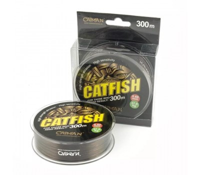 Леска Caiman Catfish 300м 0,60мм темно-коричневая 185039