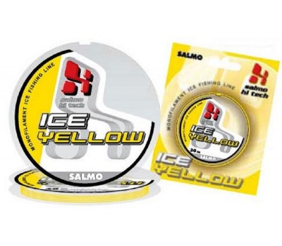 Леска моно зимняя  SALMO HI-TECH ICE  YELLOW 30м 4942-022
