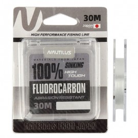 Леска Nautilus Fluorocarbon 100% 0,165мм.,1,8кг, 30м.
