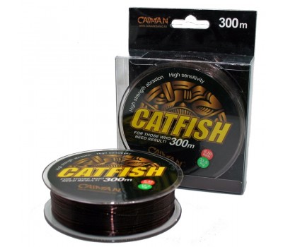 Леска Caiman Catfish 300м 0,70мм тёмно-коричневая 185040