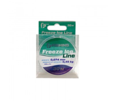 F-FISHING Леска Freeze Ice Line 30м 0,074мм 0,45кг