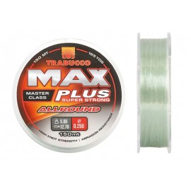 Леска Trabucco Max Plus Allround 0.25mm 5.80kg 150m Clear Light Green