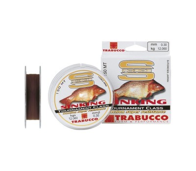 Леска Trabucco S-Force Sinking 0.300mm 12.06kg 150m Dark Brown