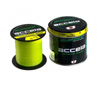 ELEGANCE METHOD Леска Accela Distance Feeder Fluo 1000м 0,30мм 11,35кг