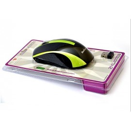 Манипулятор Мышь DeTech DE-7077W Black/Green